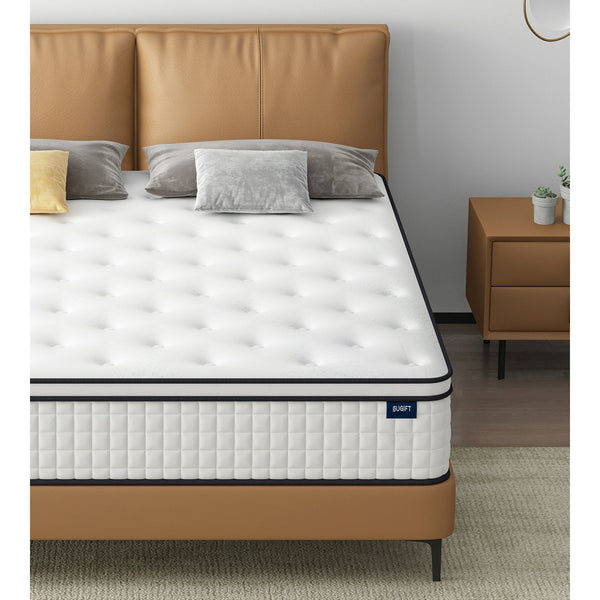 BNOIN 10inch  Hybrid Mattress - Comfort Foam and Pocket Spring, Twin